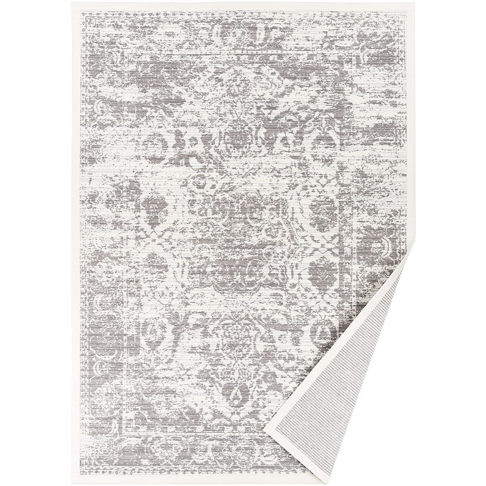 Narma PALMSE kaksipuolinen puuvillamatto - valkoinen