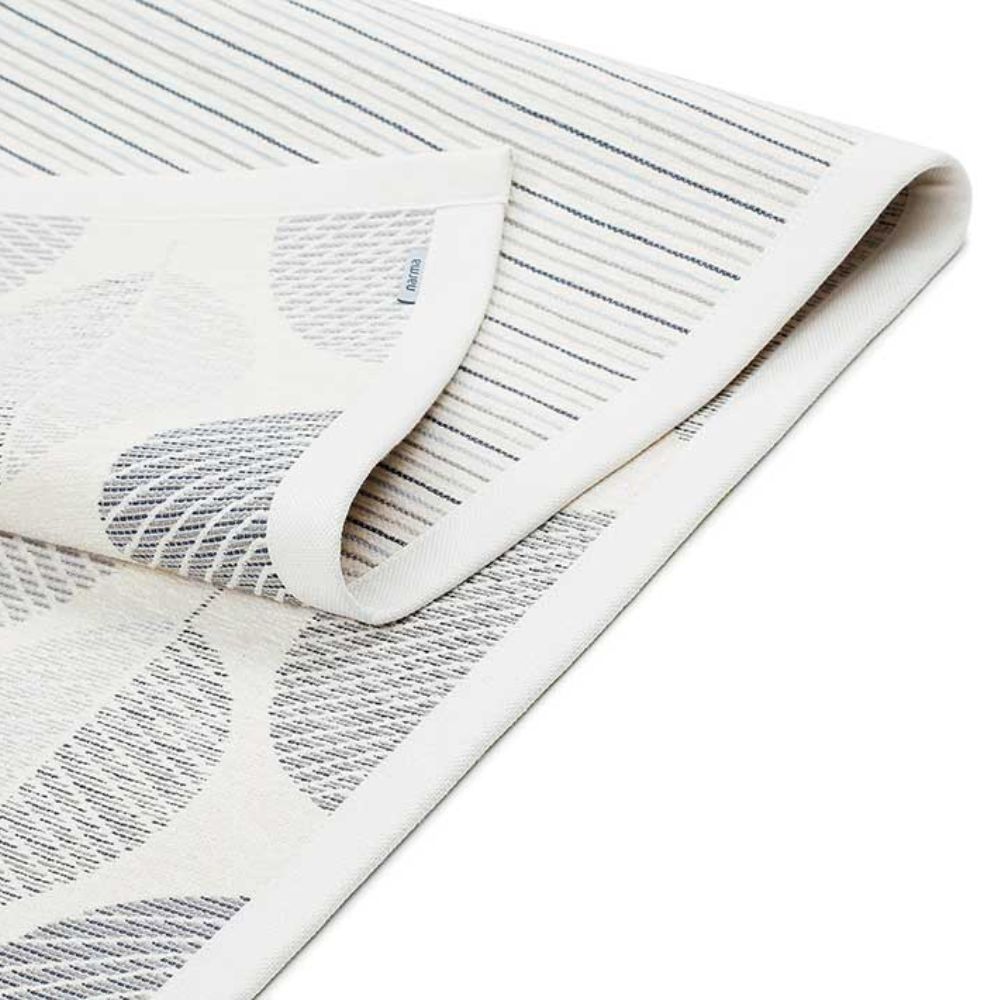 Narma PÄRNA kaksipuolinen puuvillamatto - valkoinen