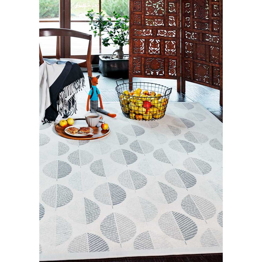 Narma PÄRNA kaksipuolinen puuvillamatto - valkoinen