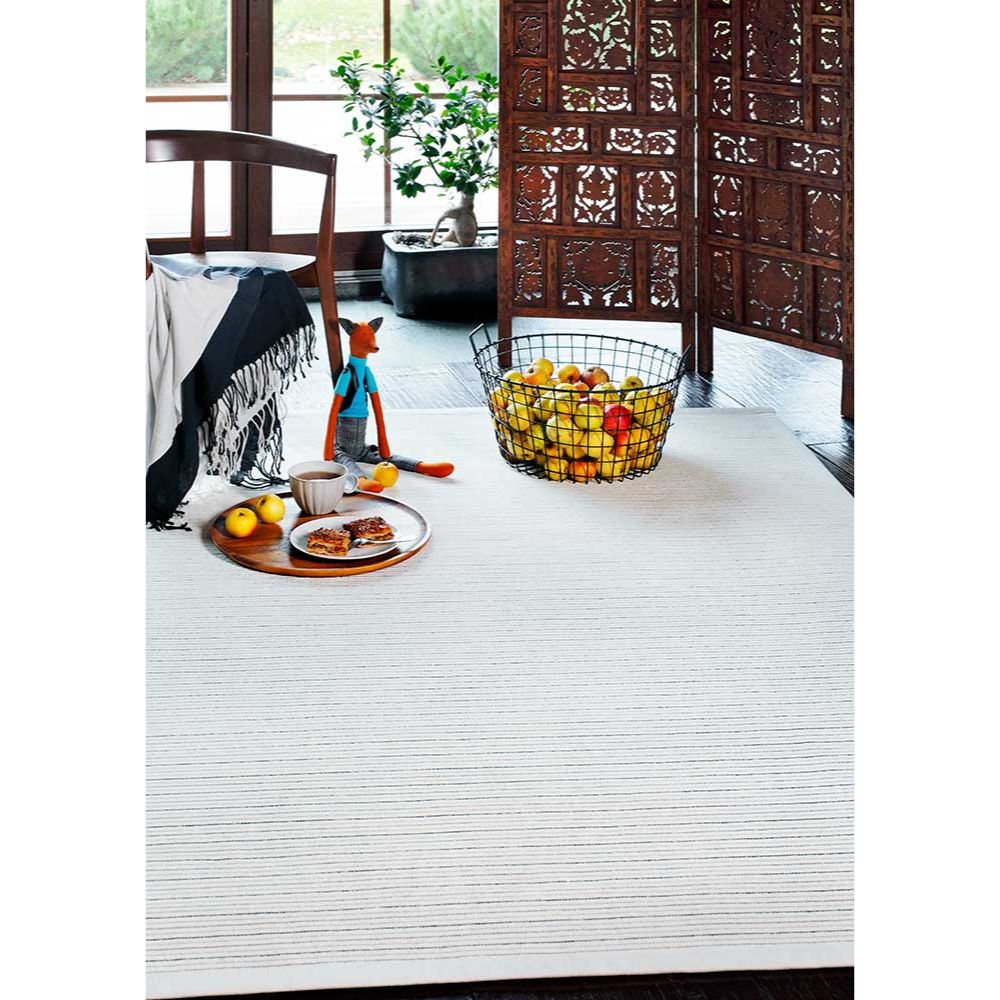 Narma PÄRNA kaksipuolinen puuvillamatto - valkoinen