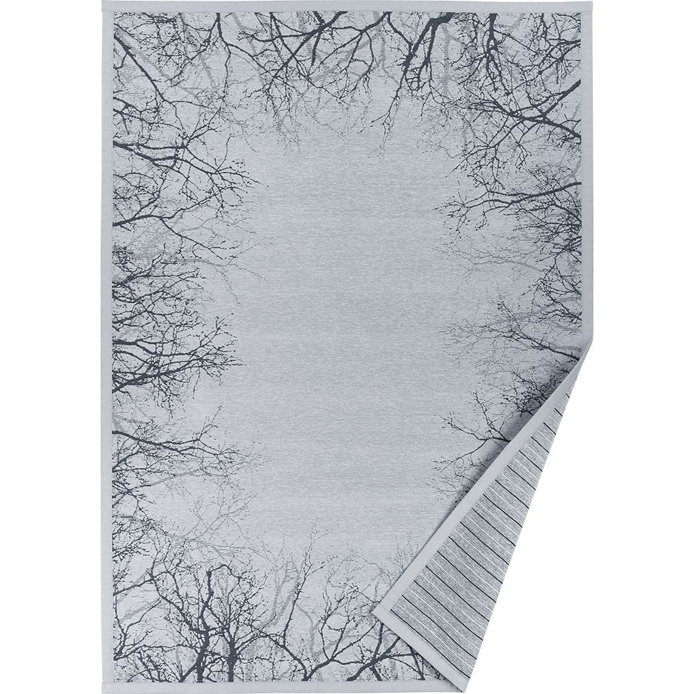 Narma PUISE double-sided Cotton rug - silver