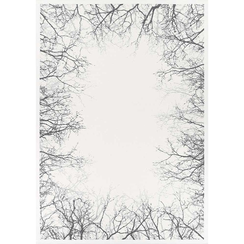 Narma PUISE double-sided Cotton rug - white