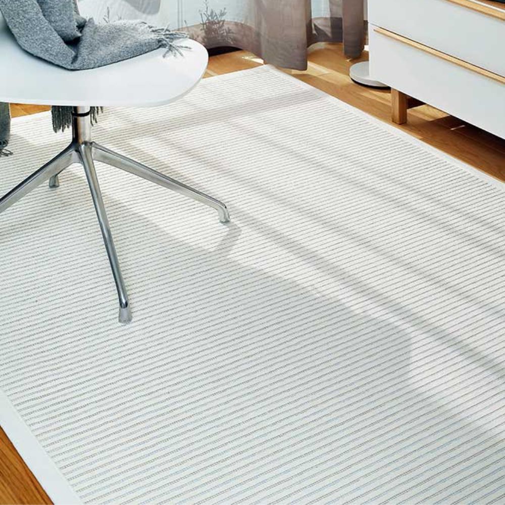 Narma RAADI kaksipuolinen puuvillamatto - valkoinen