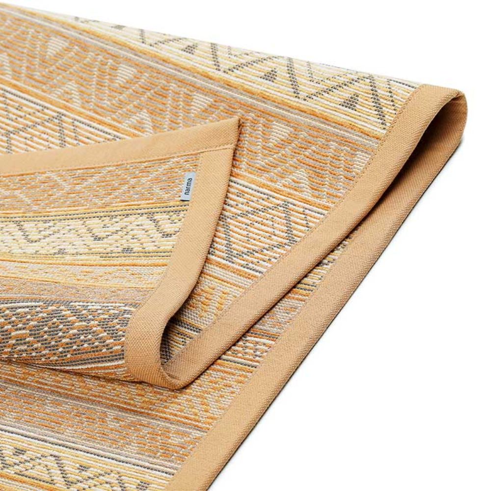 Narma RIDALA double-sided Cotton rug - gold