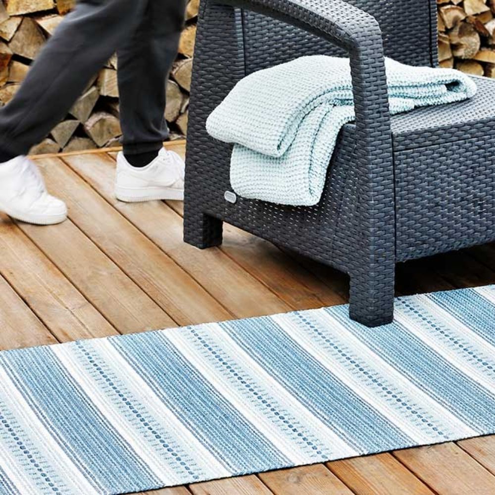 Narma RUNÖ Vinyl rug Roll - Blue