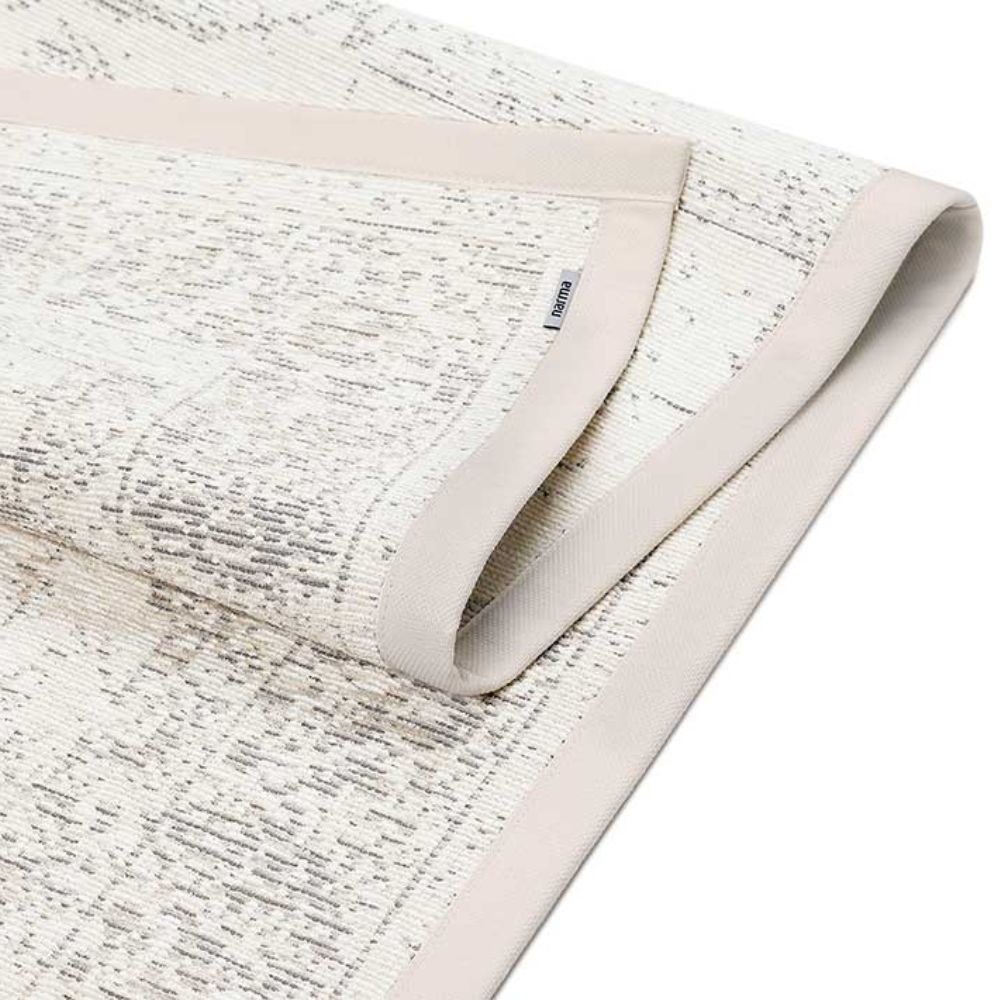 Narma SAGADI double-sided Cotton rug Roll - Natural white