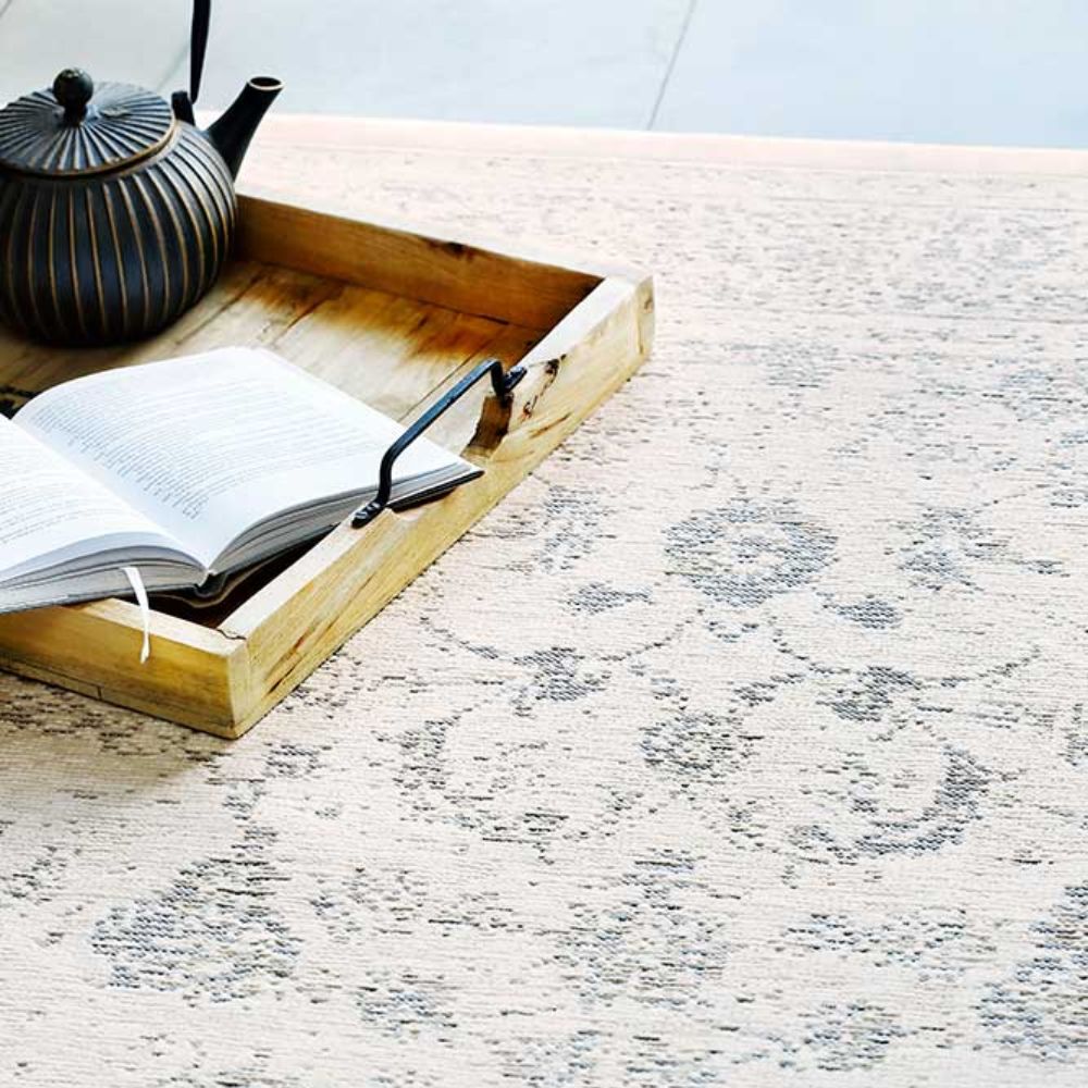 Narma SAGADI double-sided Cotton rug Roll - Natural white