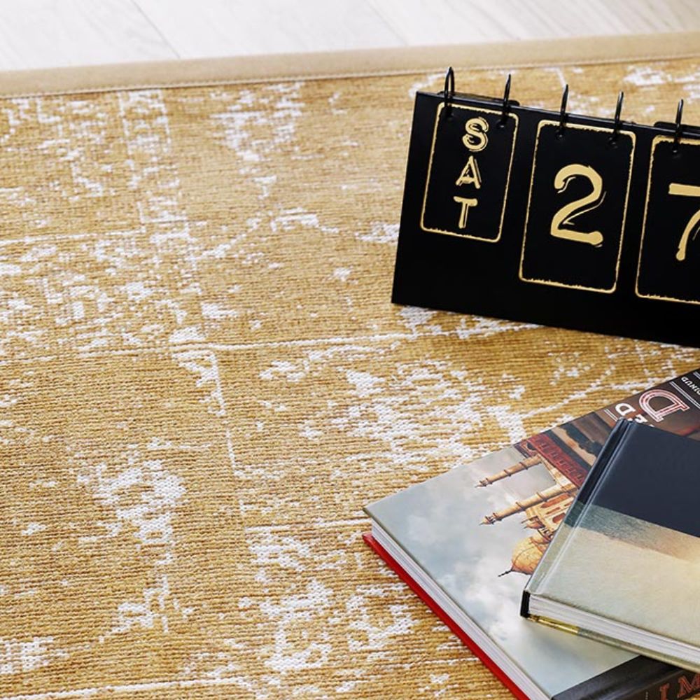 Narma SAGADI double-sided Cotton rug Roll - Gold