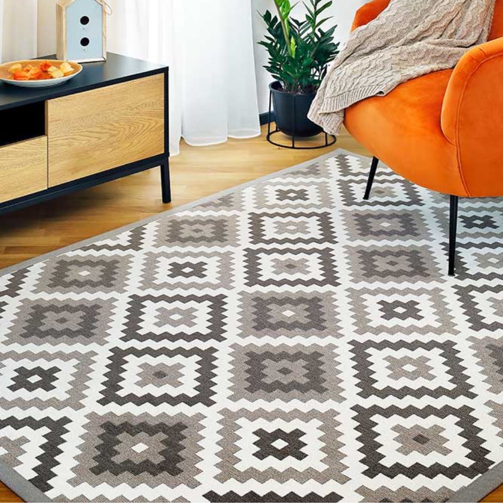 Narma SAKA double-sided Cotton rug - beige
