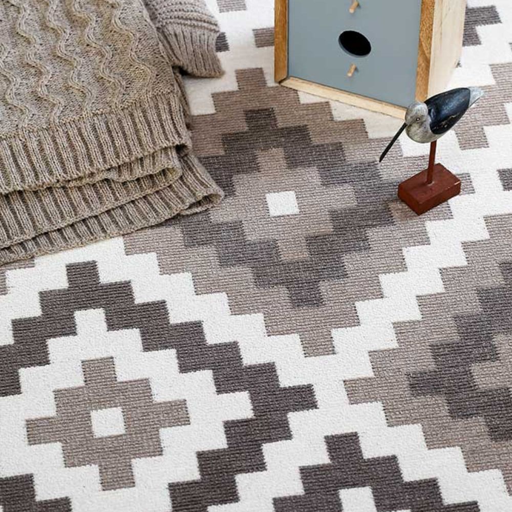 Narma SAKA double-sided Cotton rug - beige