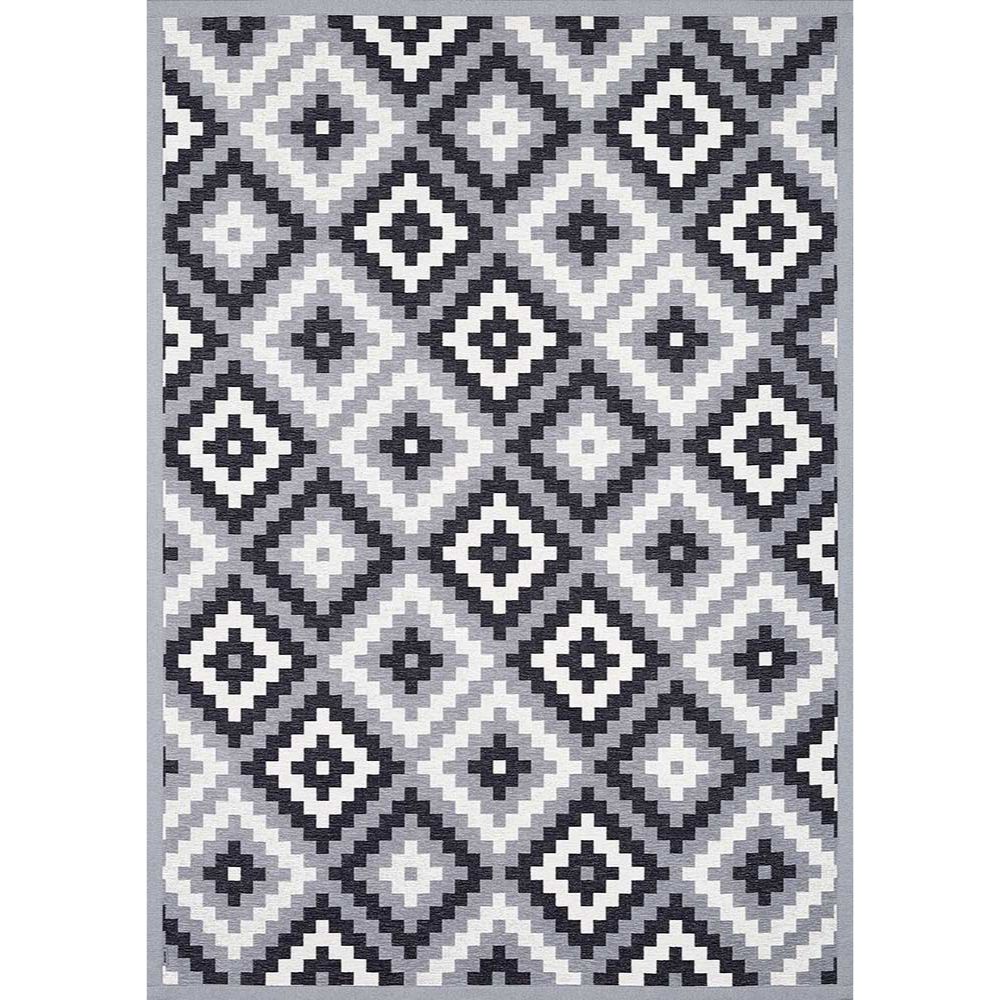 Narma SAKA double-sided Cotton rug - silver