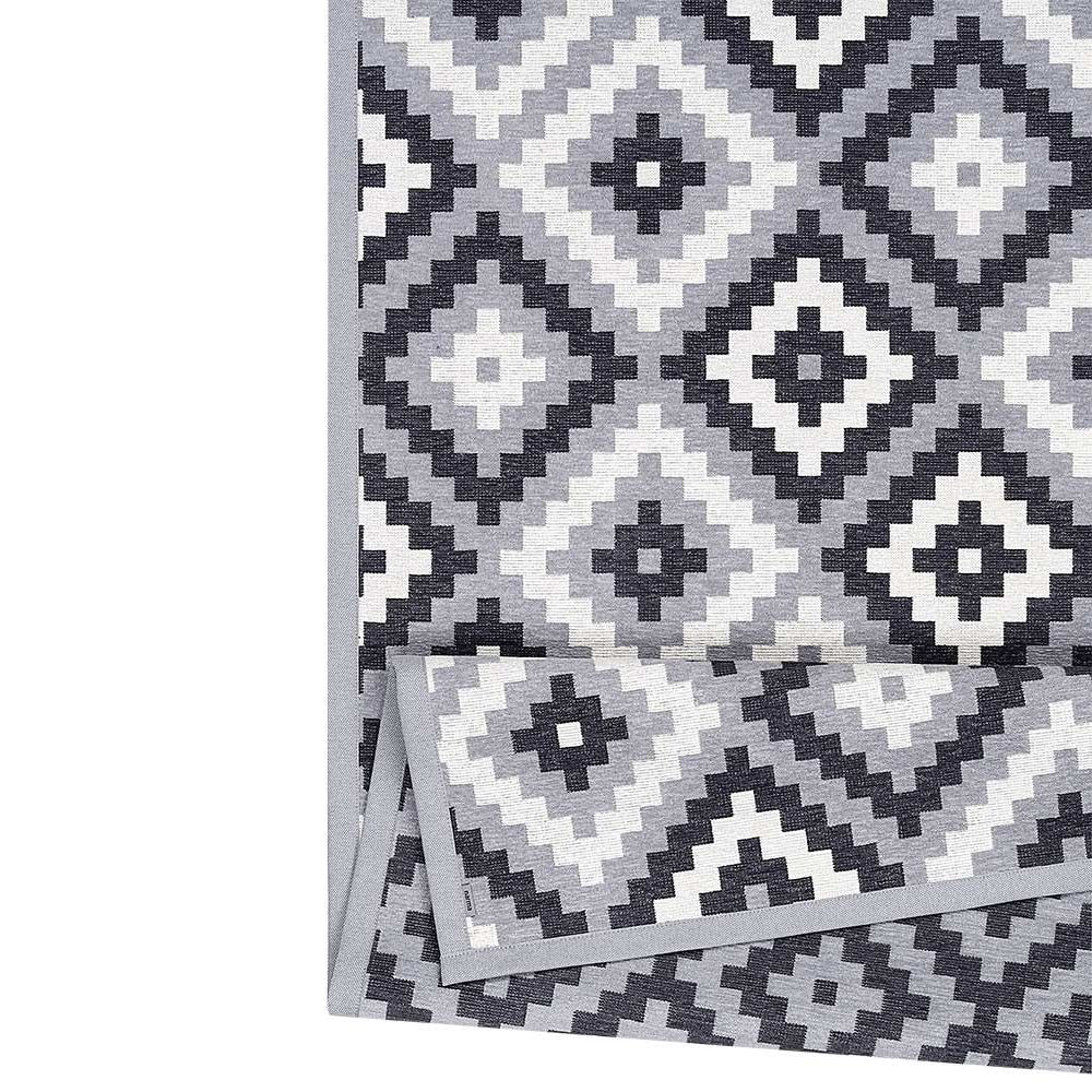 Narma SAKA double-sided Cotton rug - silver