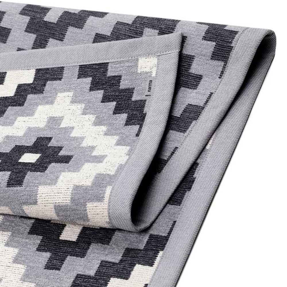 Narma SAKA double-sided Cotton rug - silver