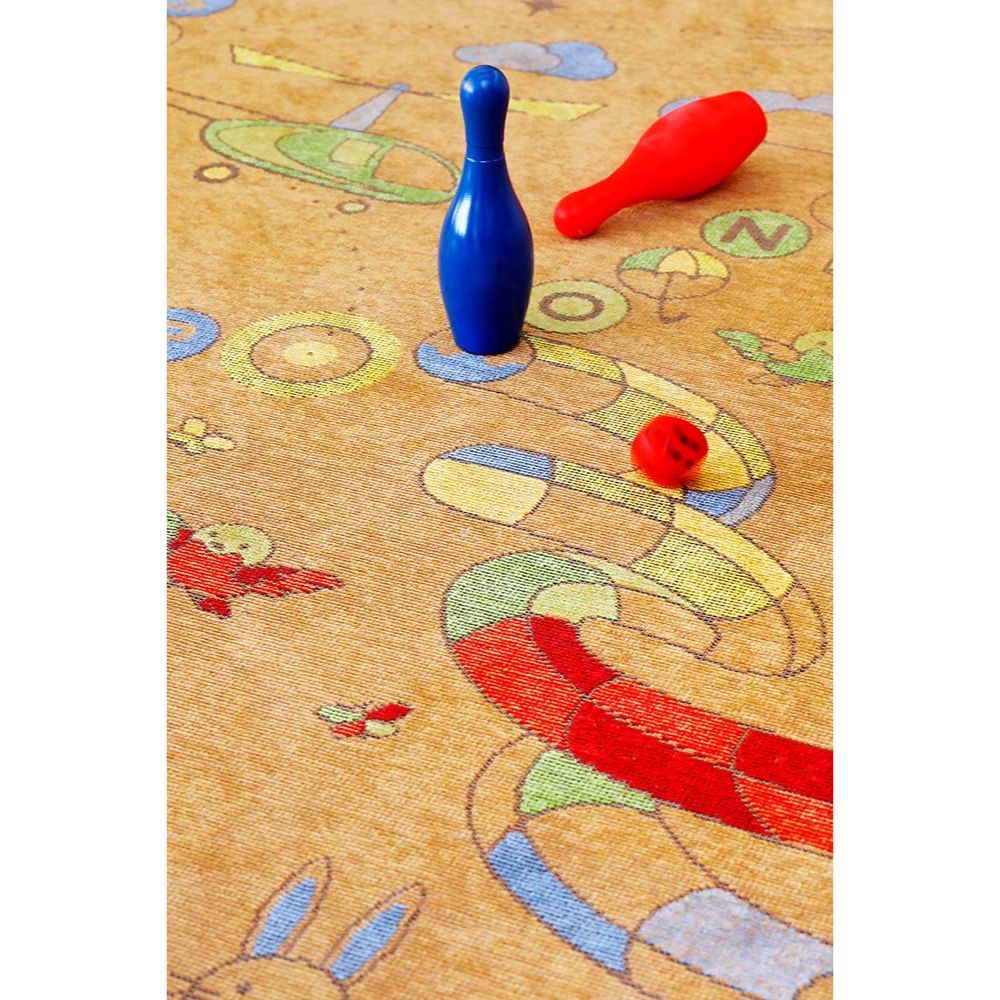 Narma TÄHEMAA kaksipuolinen puuvillamatto - kulta