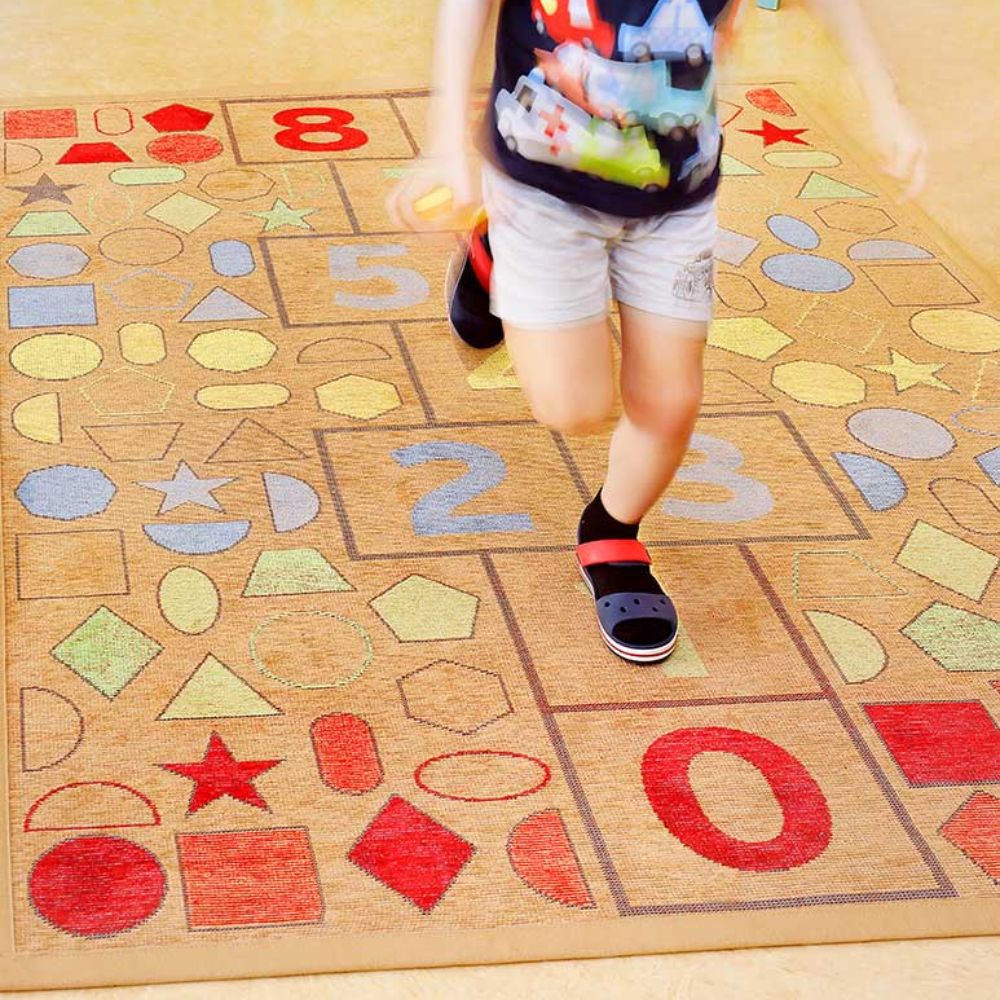 Narma TÄHEMAA kaksipuolinen puuvillamatto - kulta