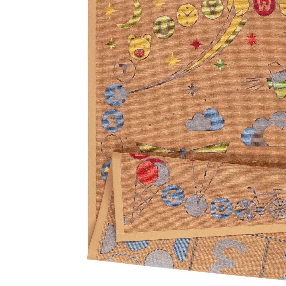 Narma TÄHEMAA kaksipuolinen puuvillamatto - kulta