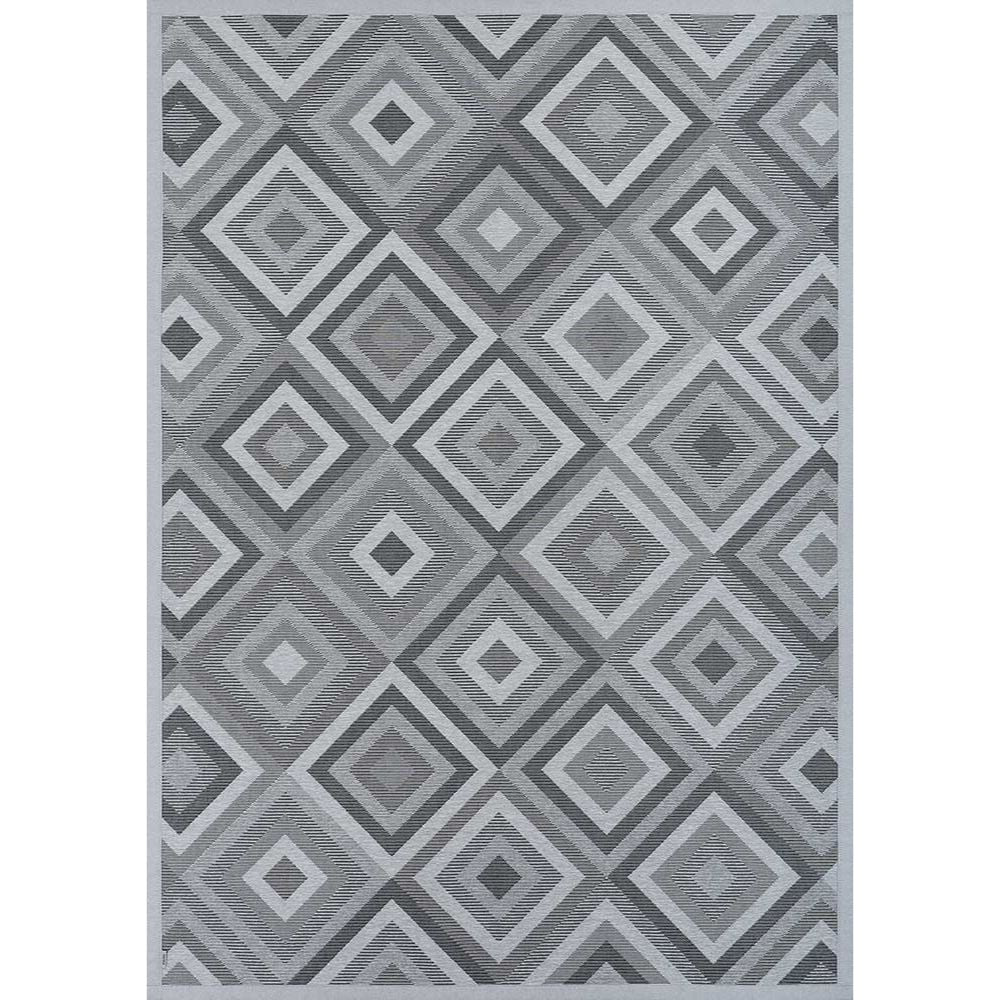 Narma TAHULA kaksipuolinen puuvillamatto - hopea