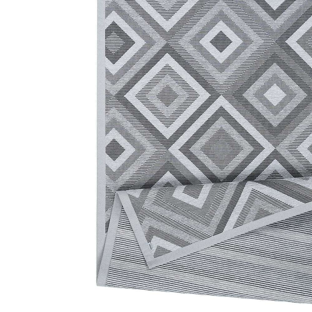 Narma TAHULA kaksipuolinen puuvillamatto - hopea