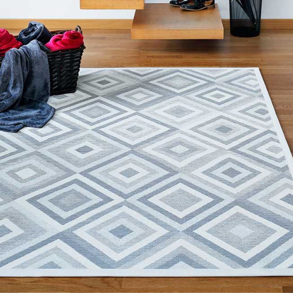 Narma TAHULA kaksipuolinen puuvillamatto - valkoinen