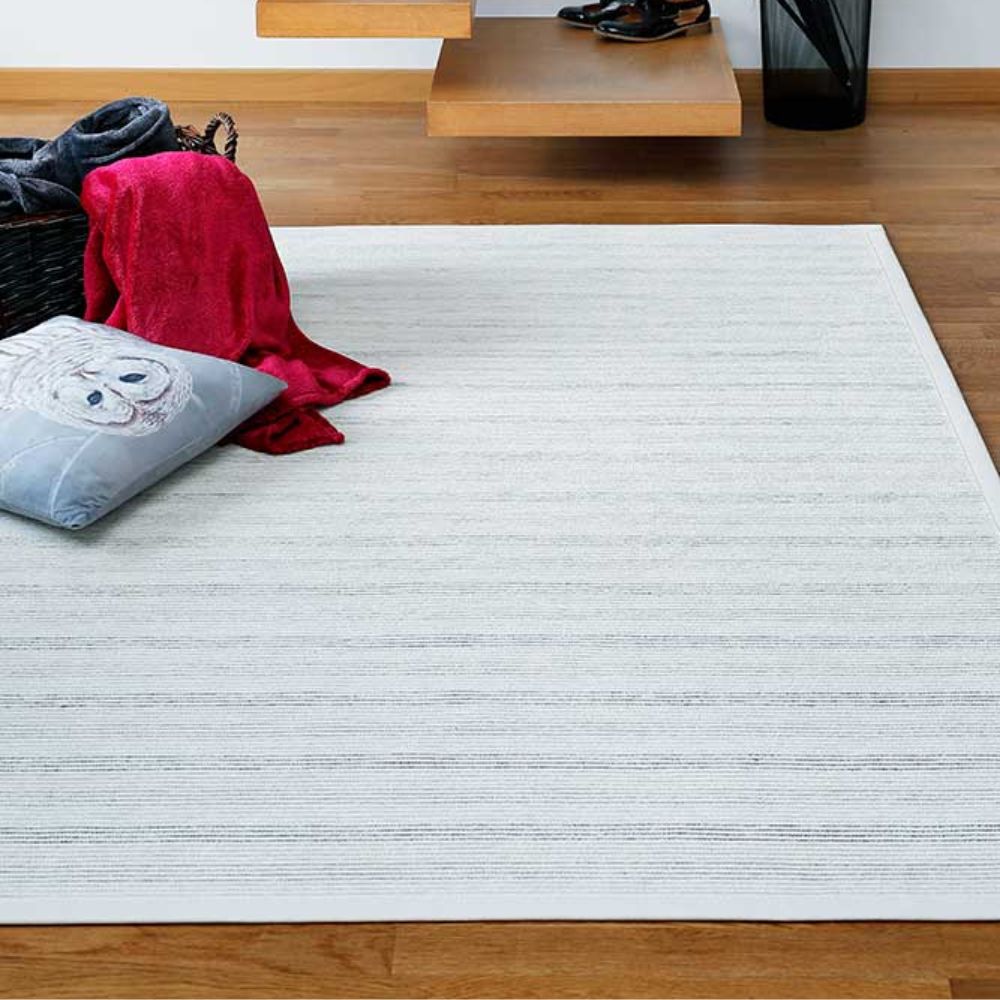 Narma TAHULA kaksipuolinen puuvillamatto - valkoinen
