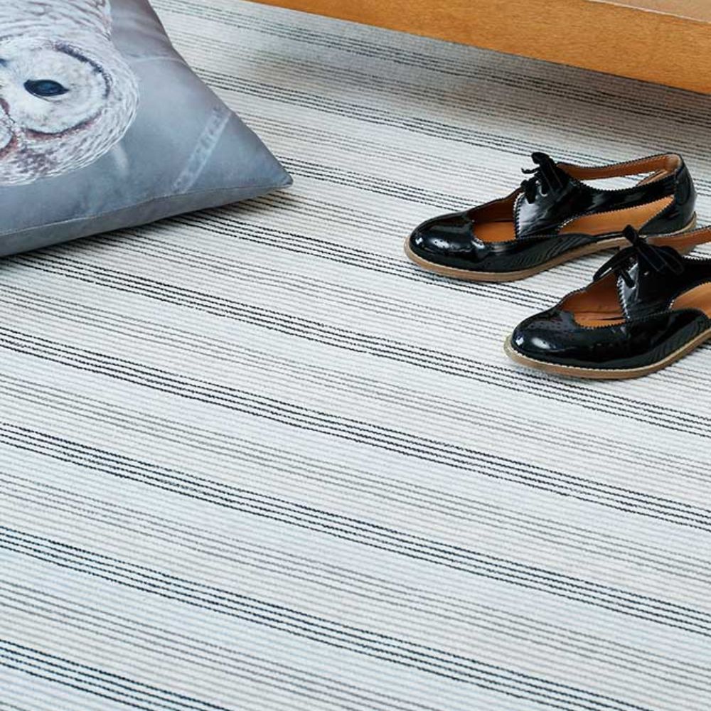 Narma TAHULA kaksipuolinen puuvillamatto - valkoinen