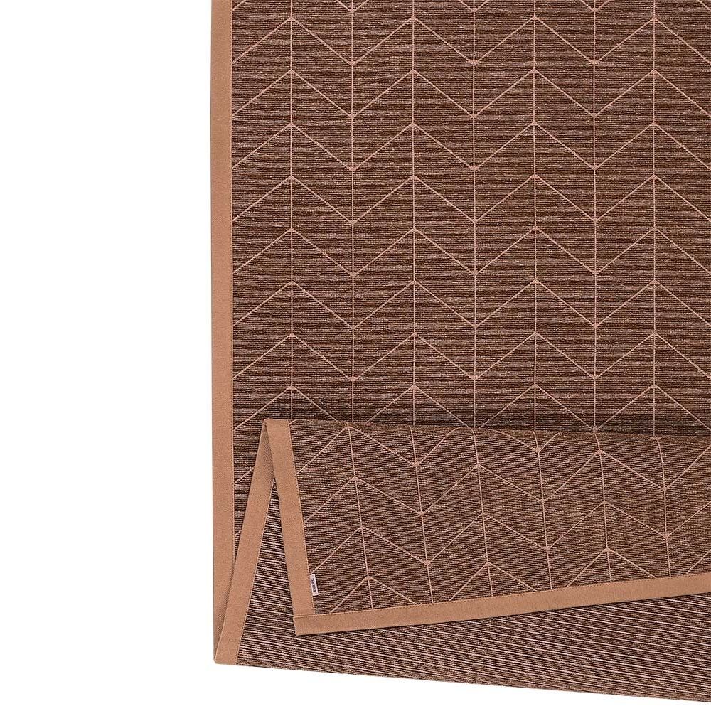 Narma TALI double-sided Cotton rug Roll - Dark brown