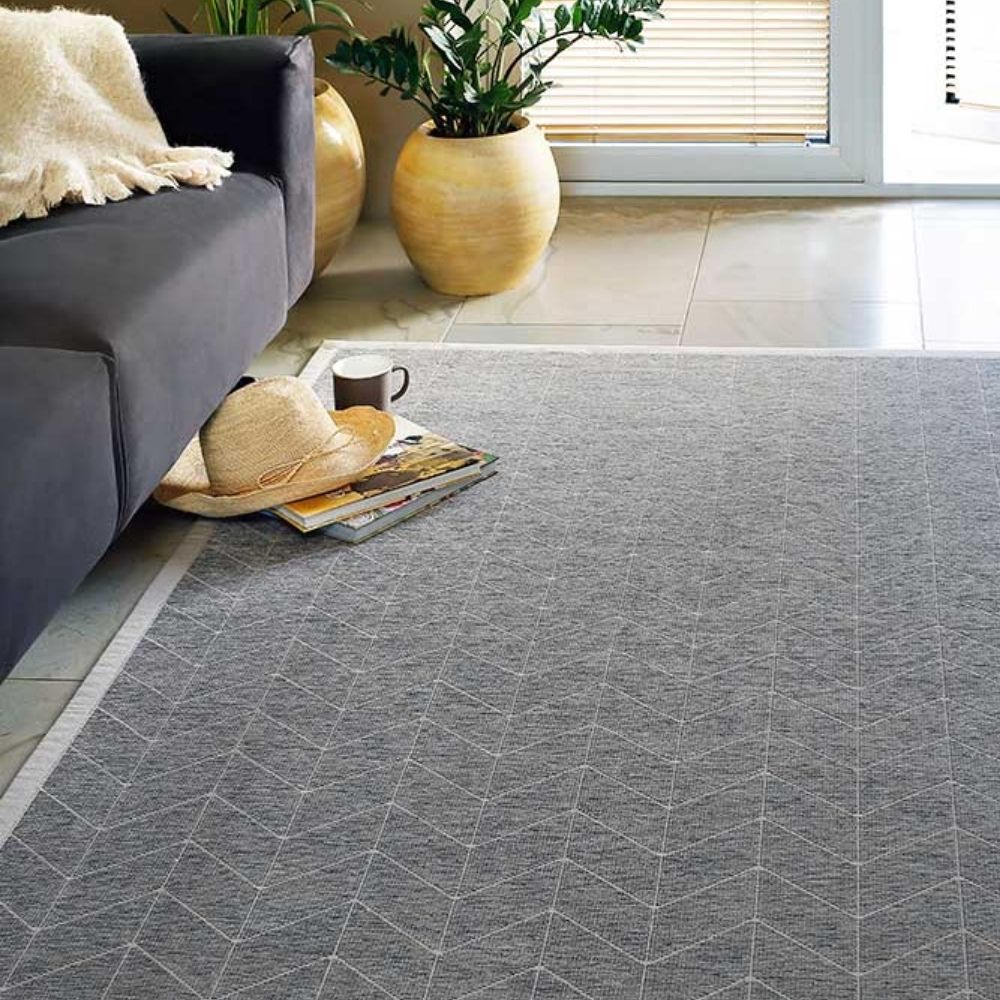 Narma TALI double-sided Cotton rug Roll - Gray
