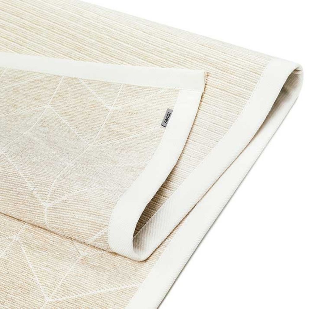 Narma TALI kaksipuolinen puuvillamatto - valkoinen