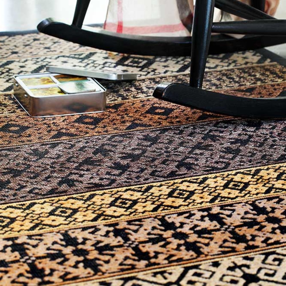 Narma TIDRIKU kaksipuolinen puuvillamatto - kulta