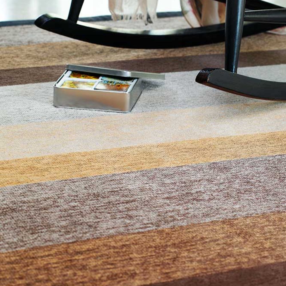 Narma TIDRIKU kaksipuolinen puuvillamatto - kulta