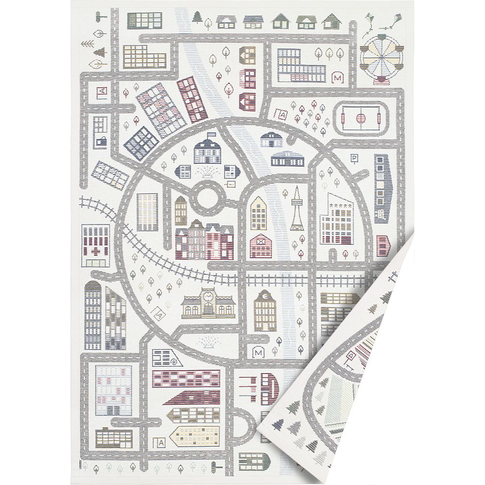 Narma ÜLEJÕE kaksipuolinen puuvillamatto - valkoinen