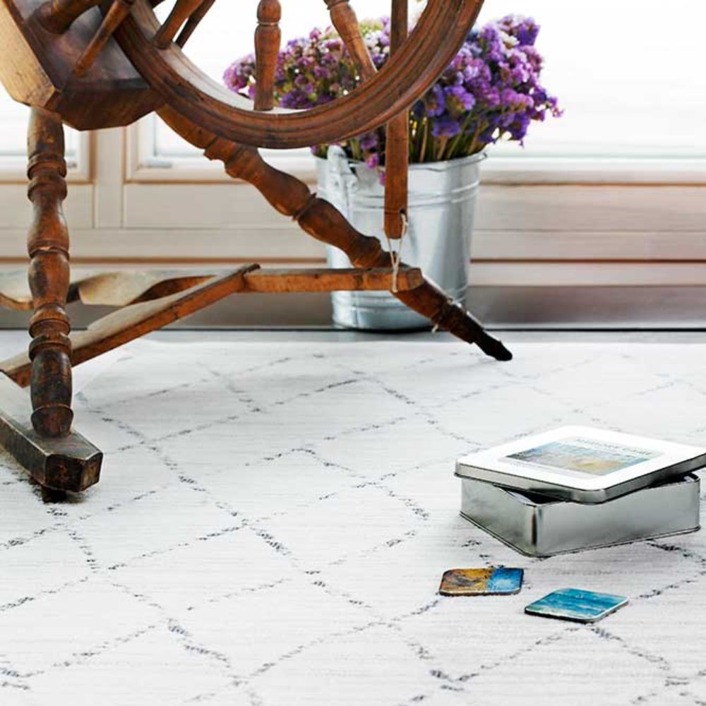 Narma VAO kaksipuolinen puuvillamatto - valkoinen