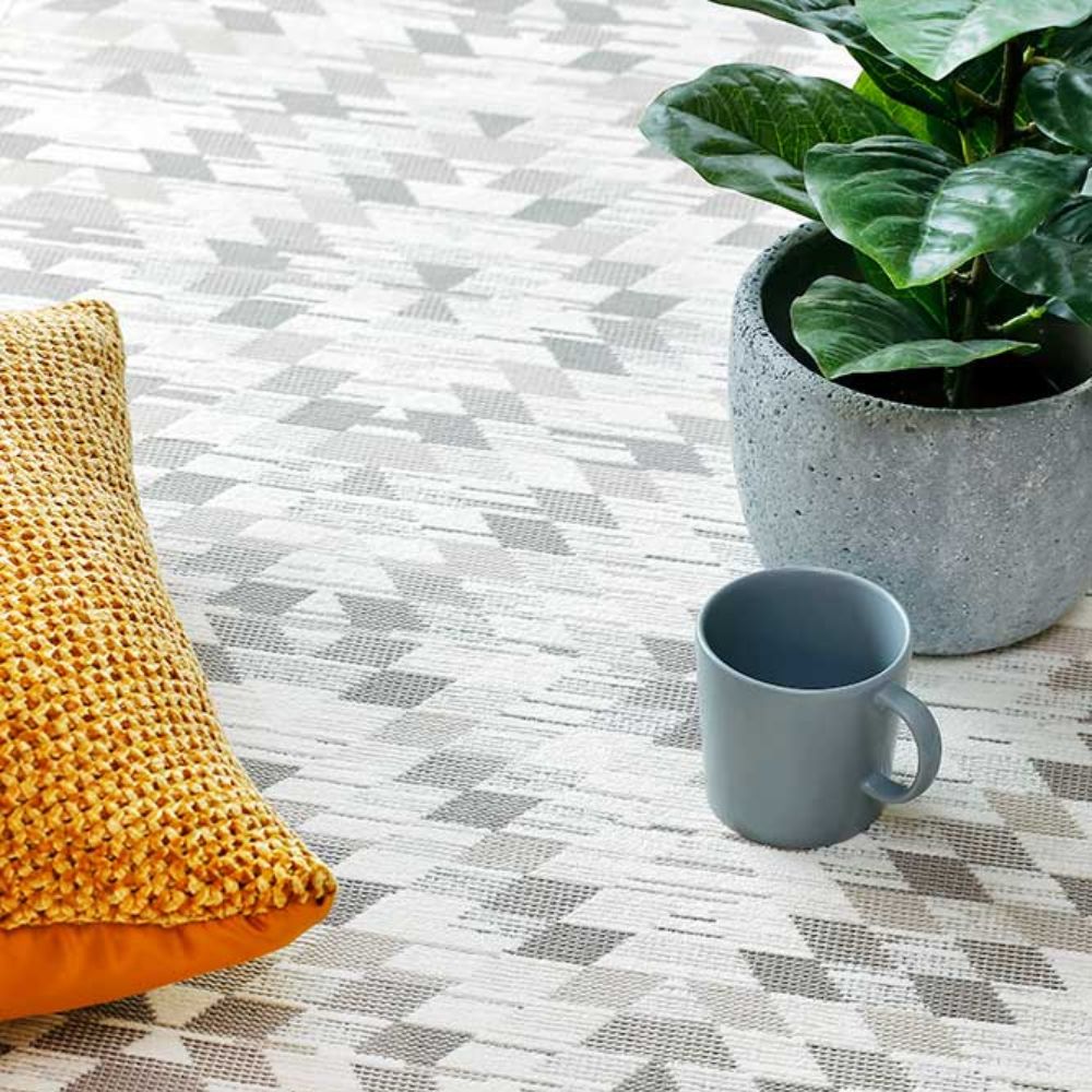 Narma VERGI kaksipuolinen puuvillamatto - valkoinen