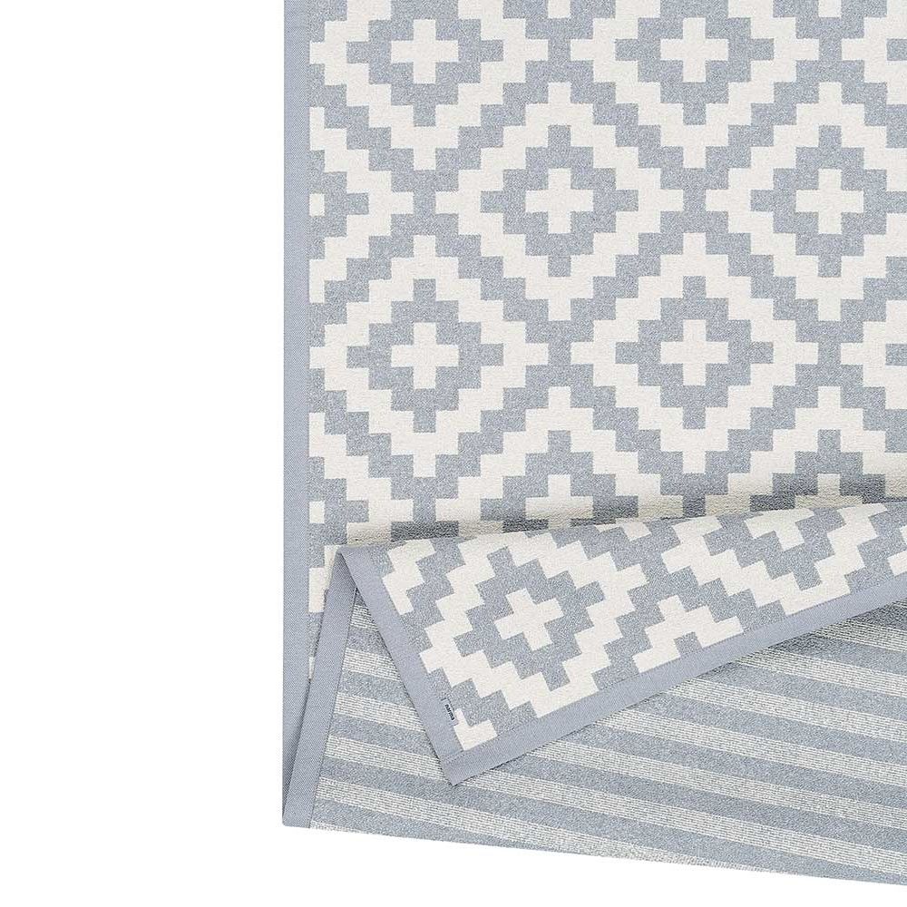 Narma VIKI kaksipuolinen puuvillamatto - hopea