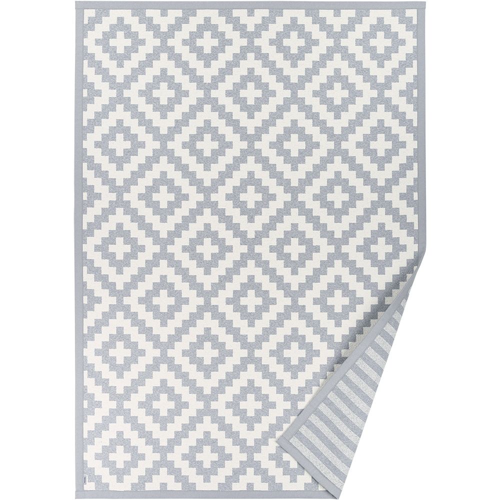 Narma VIKI kaksipuolinen puuvillamatto - hopea