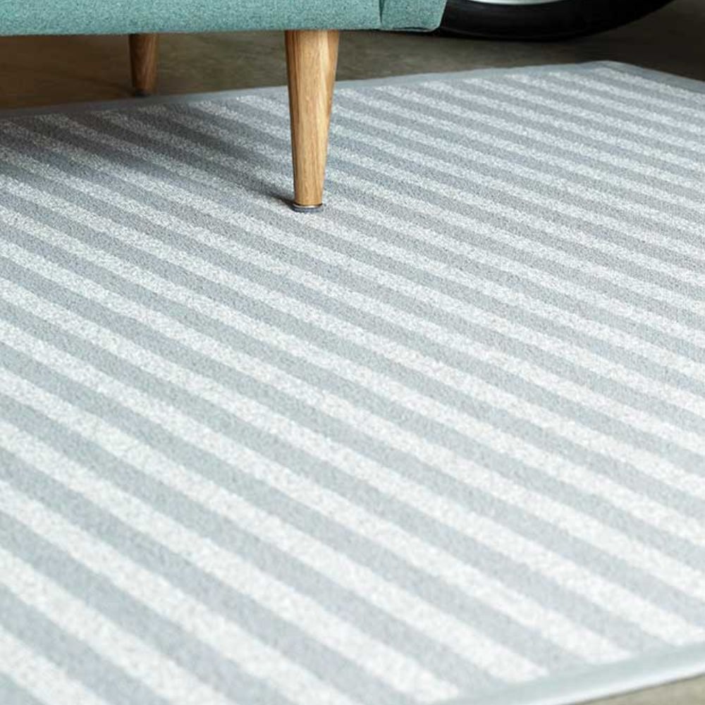 Narma VIKI kaksipuolinen puuvillamatto - hopea