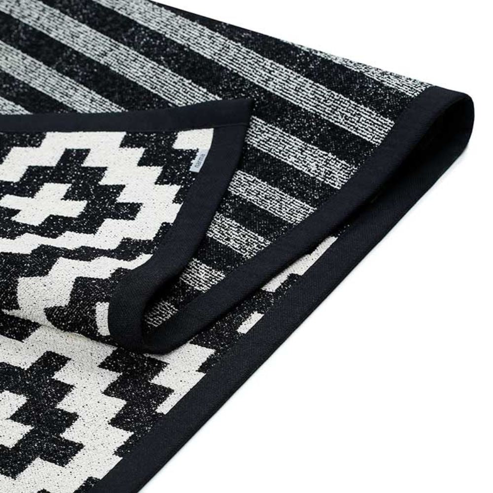 Narma VIKI kaksipuolinen puuvillamatto - musta