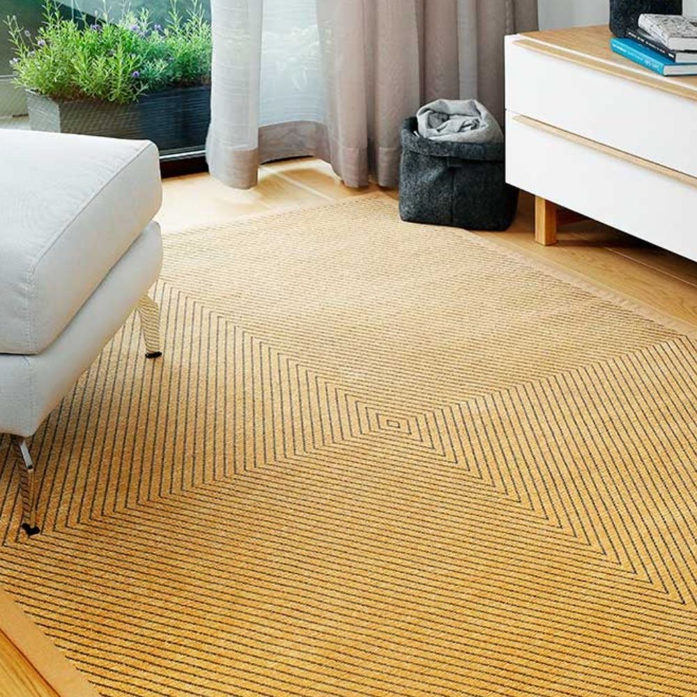 Narma VIVVA kaksipuolinen puuvillamatto - kulta