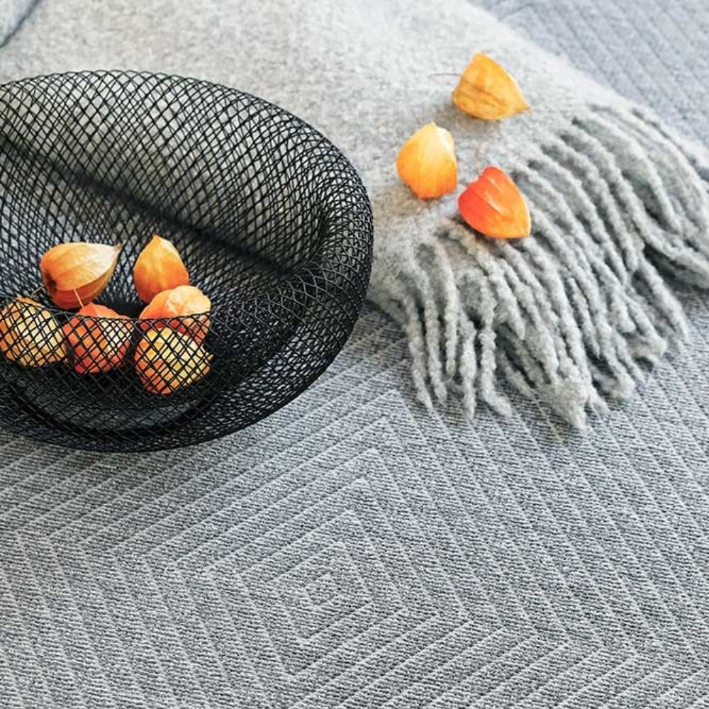 Narma VIVVA kaksipuolinen puuvillamatto - hopea