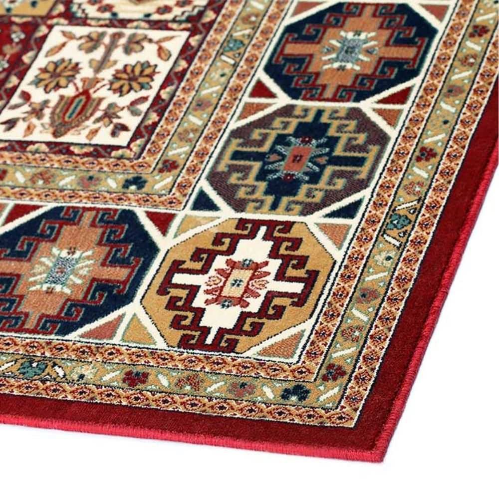 Narma ZAHRA viscose rug - red
