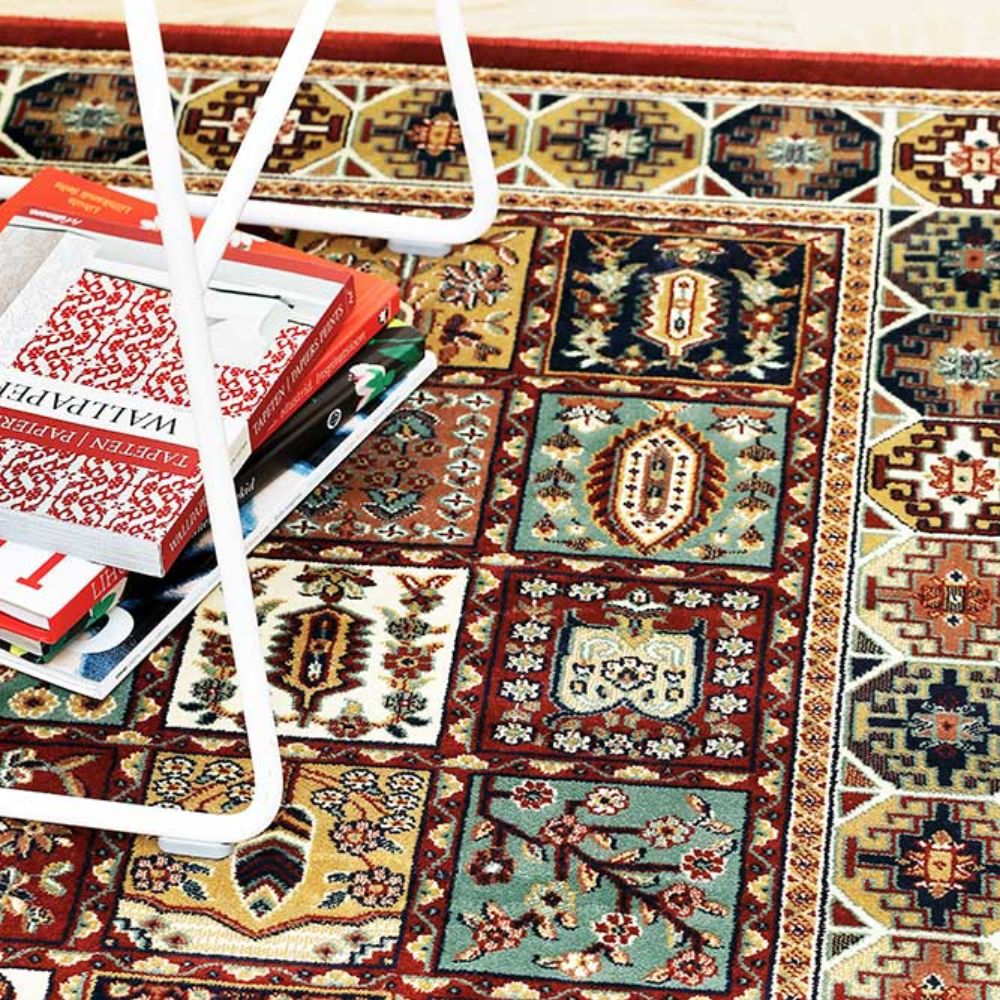 Narma ZAHRA viscose rug - red