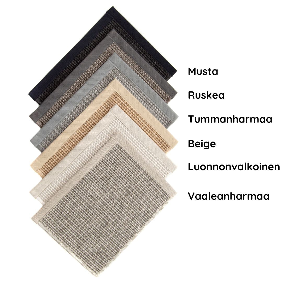 Nature Easy-care rug 400 cm roll - dark gray