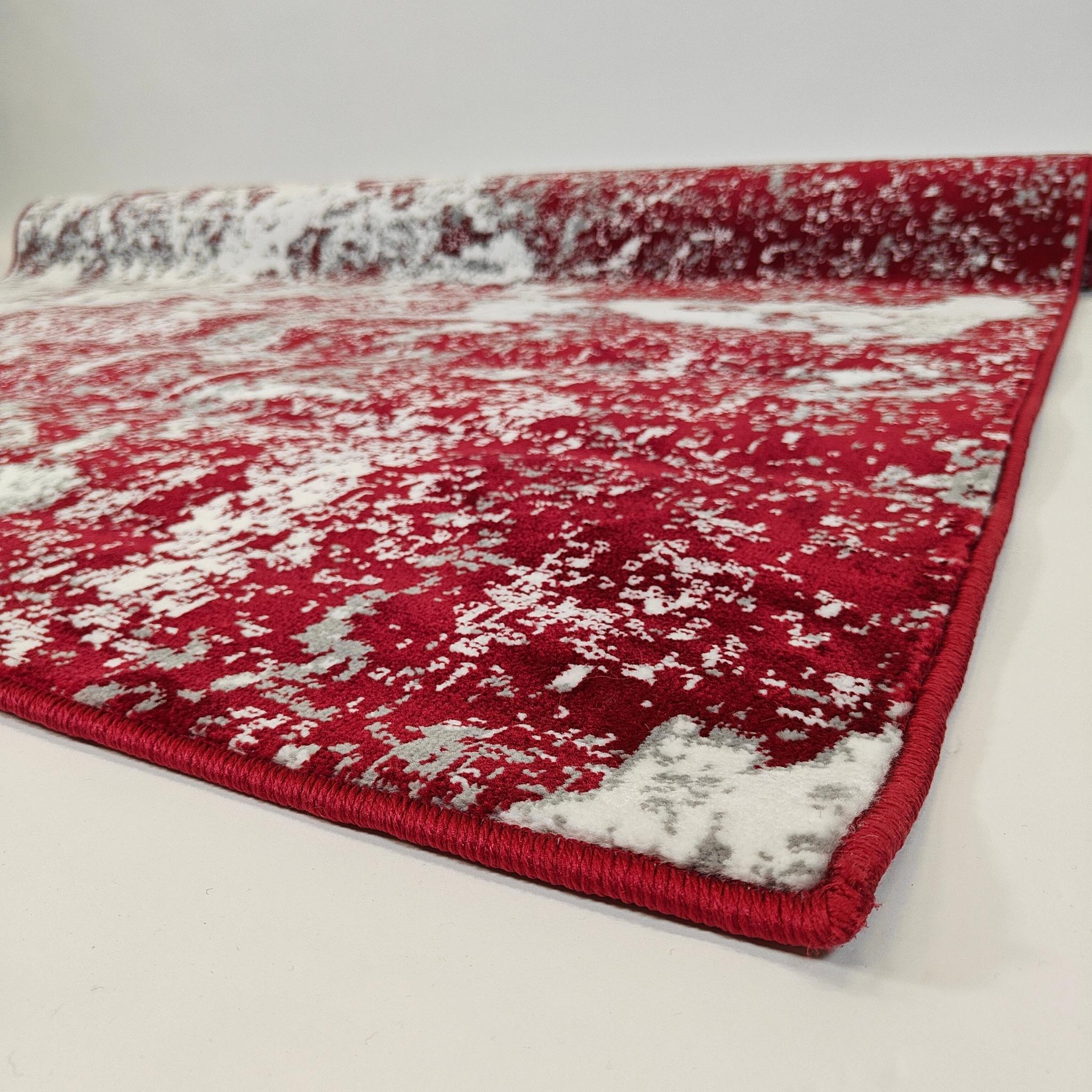 NIlo low pile Rug - red