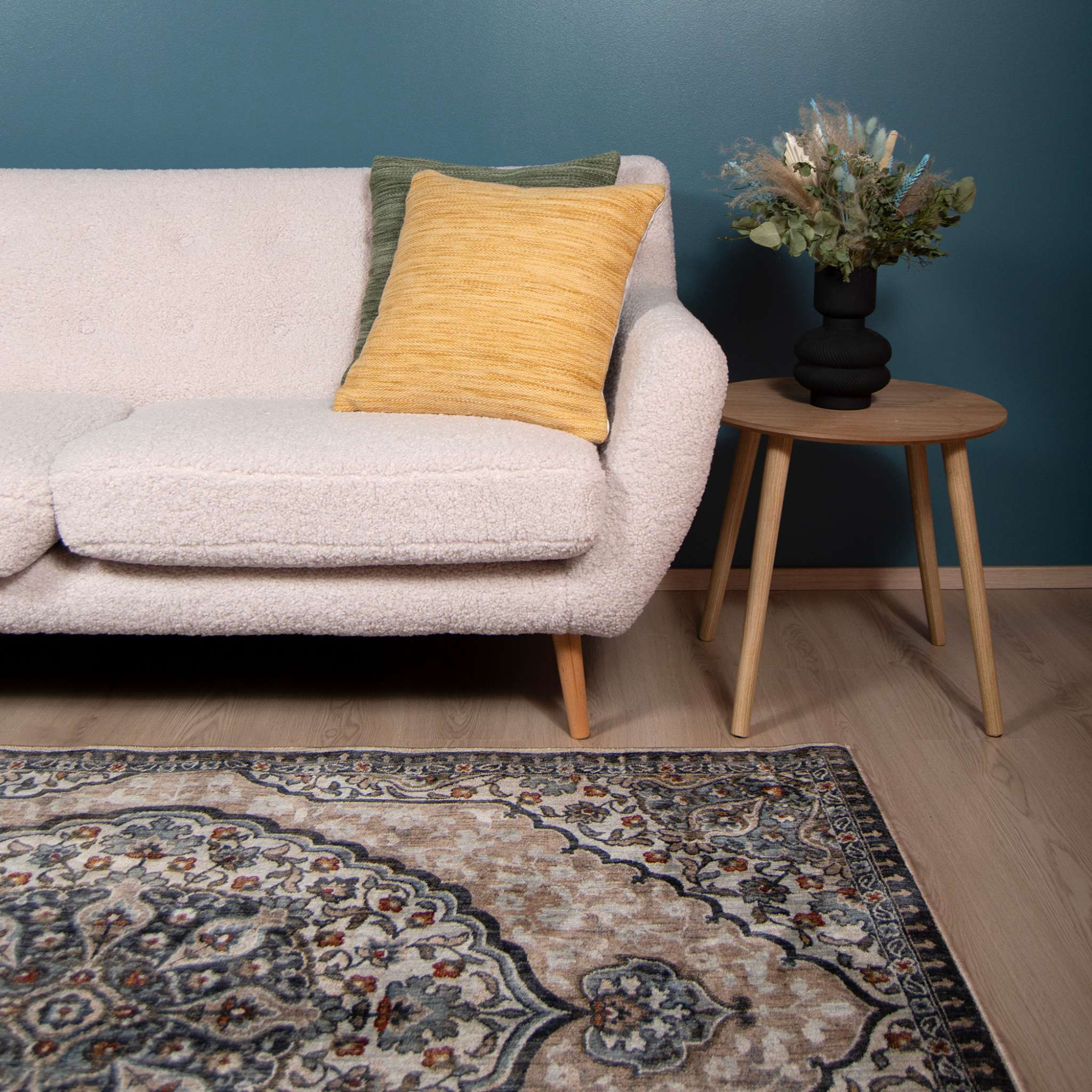 Noda Oriental Rug - blue-beige