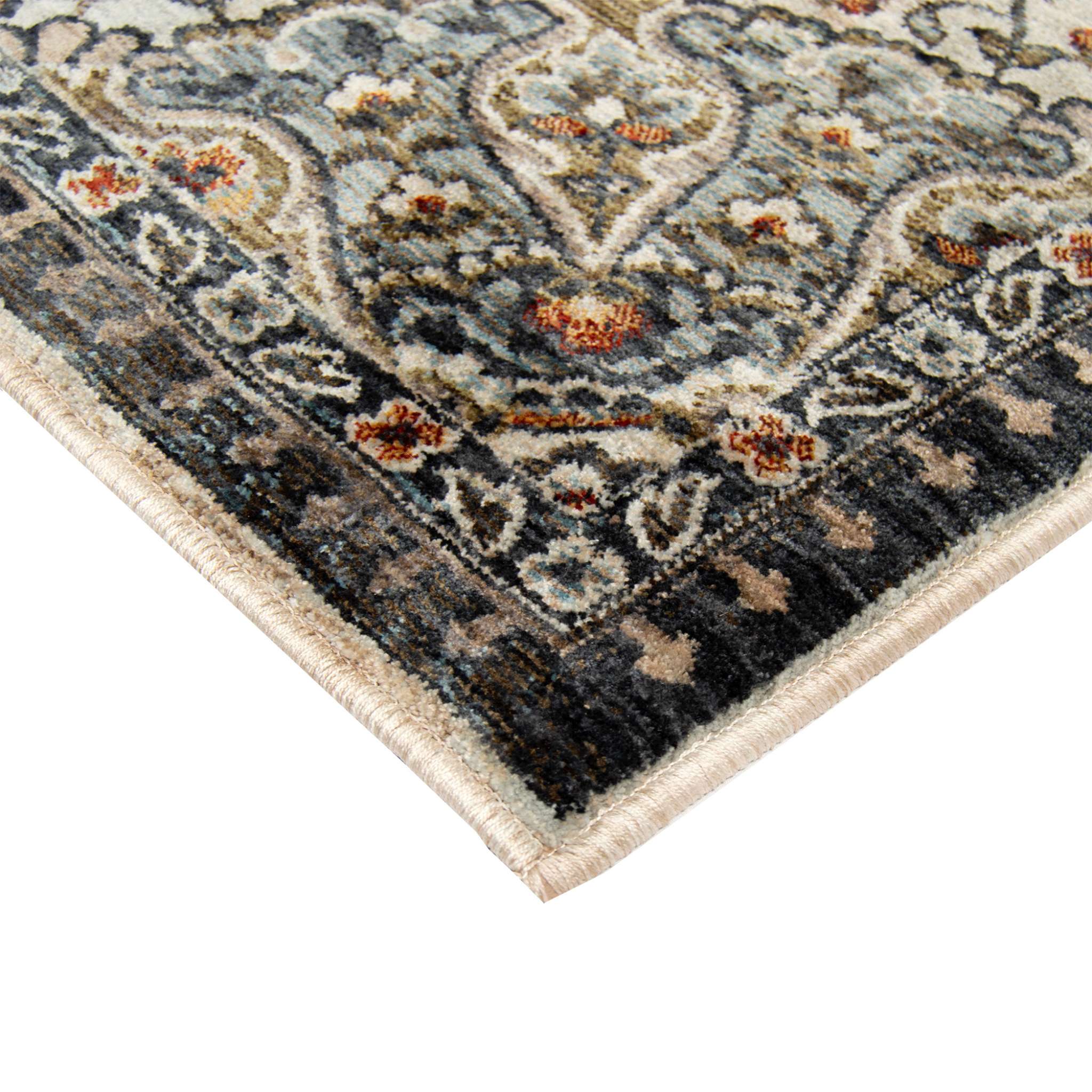 Noda Oriental Rug - blue-beige