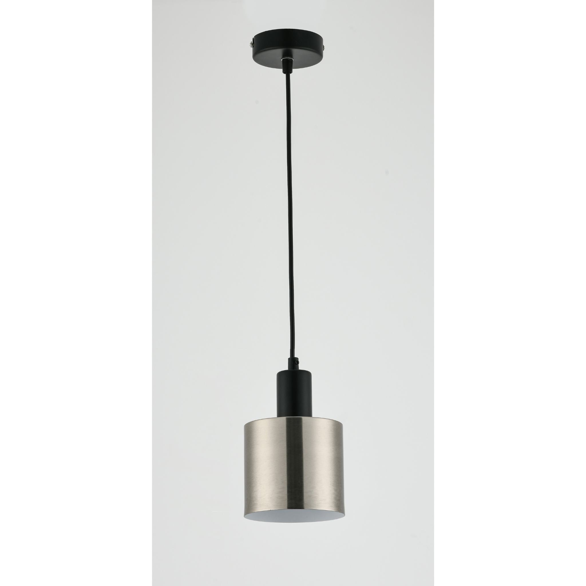 Nulla 334501-07 - Pendant lamp - Nickel - Black - White