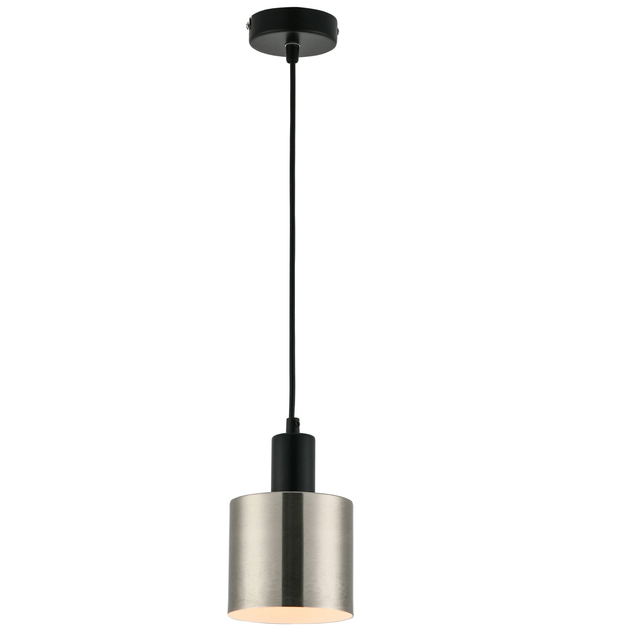 Nulla 334501-07 - Pendant lamp - Nickel - Black - White