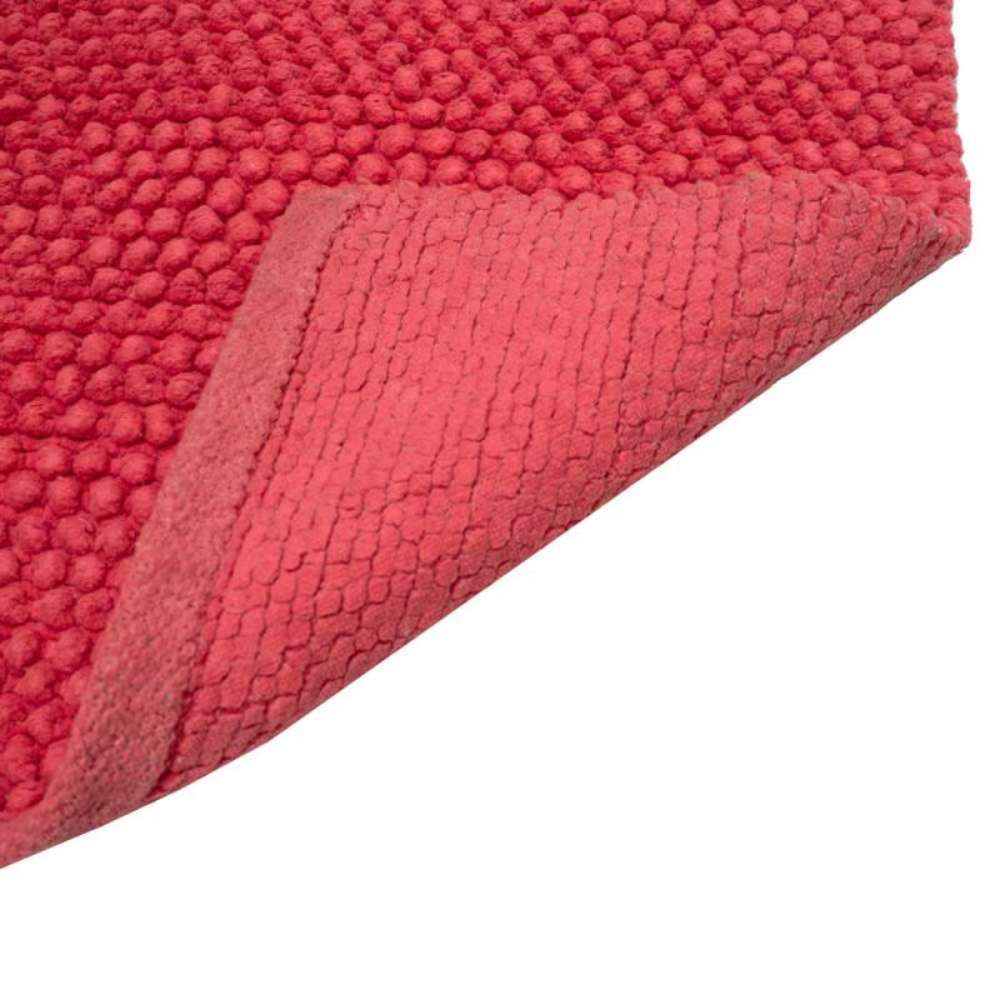 Olivia bathroom rug - raspberry