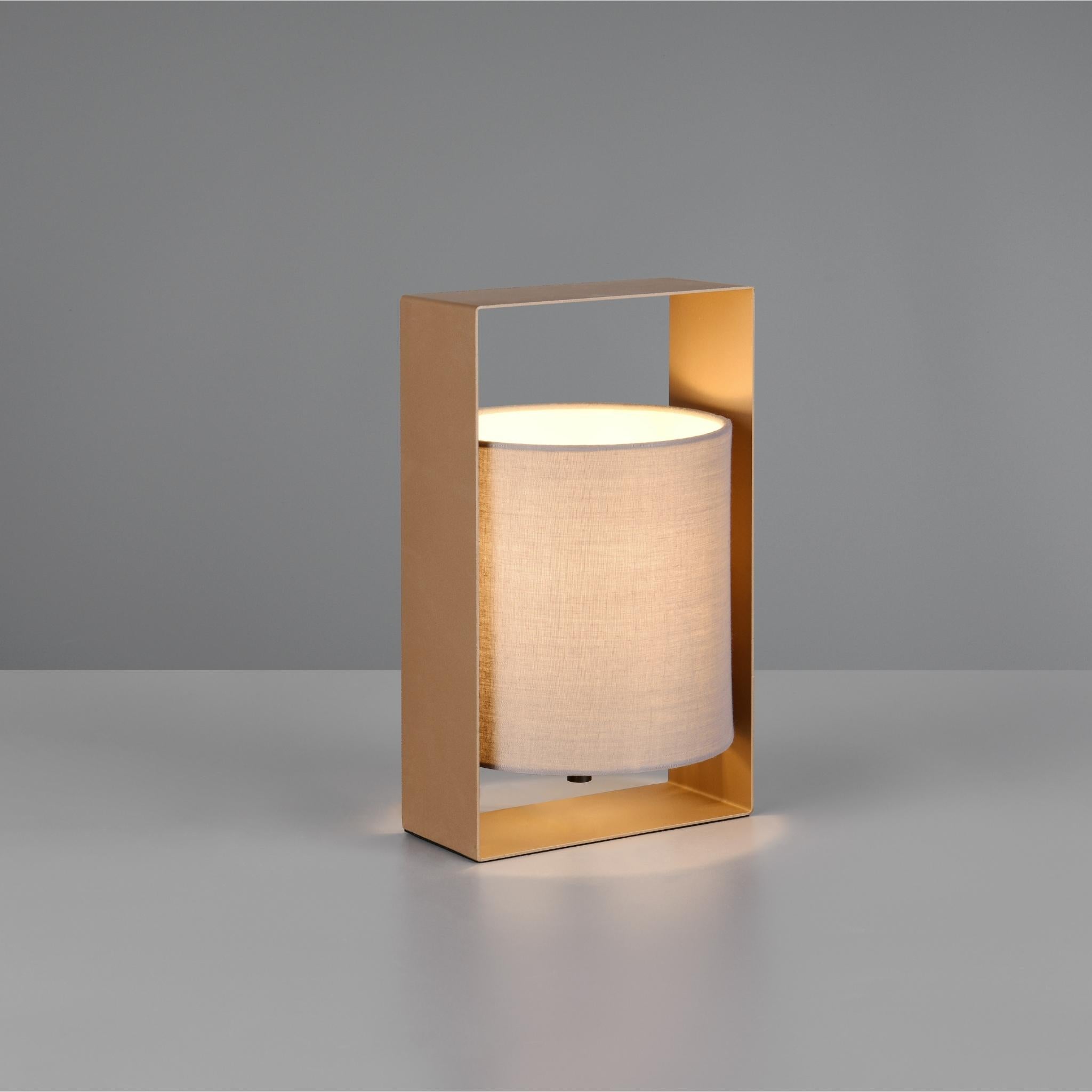 TRIO Pail pöytävalaisin - kahvinruskea