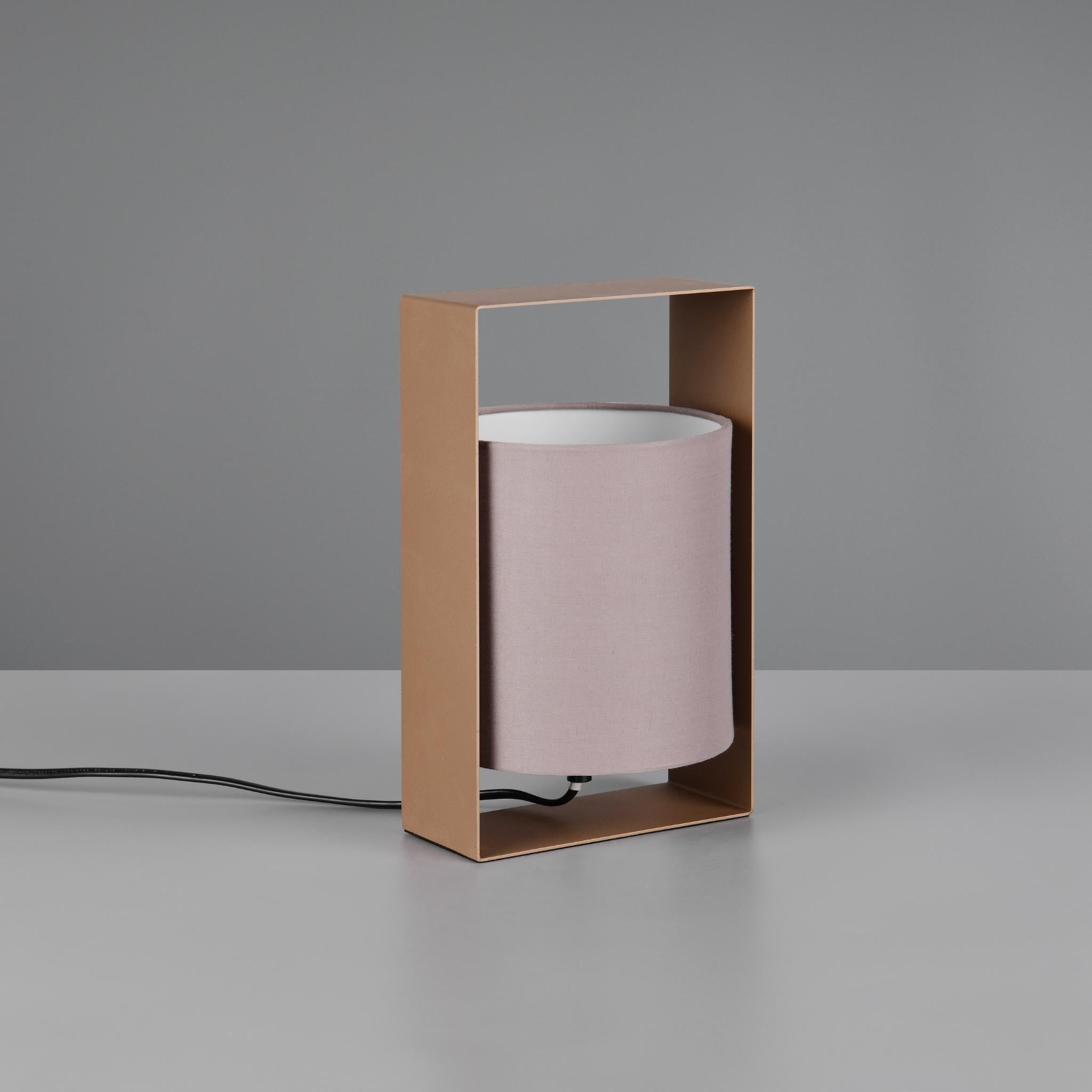 TRIO Pail pöytävalaisin - kahvinruskea